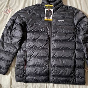 COPY - NWT Eddie Bauer Men’s Down Puffer Jacket size Medium M. Black